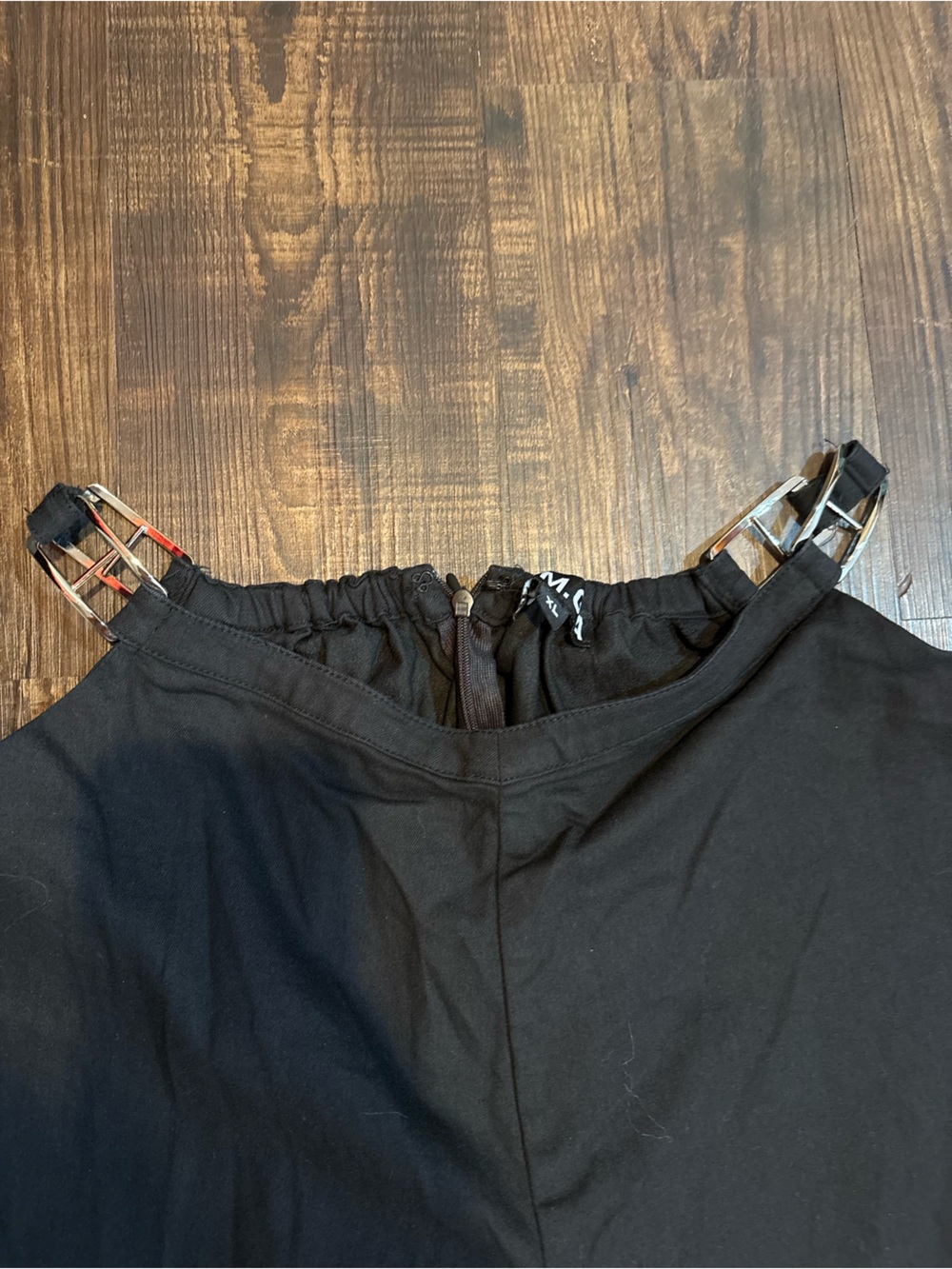 I.AM.GIA Black Elastic-Hem Jogger Pants - Picture 2 of 4
